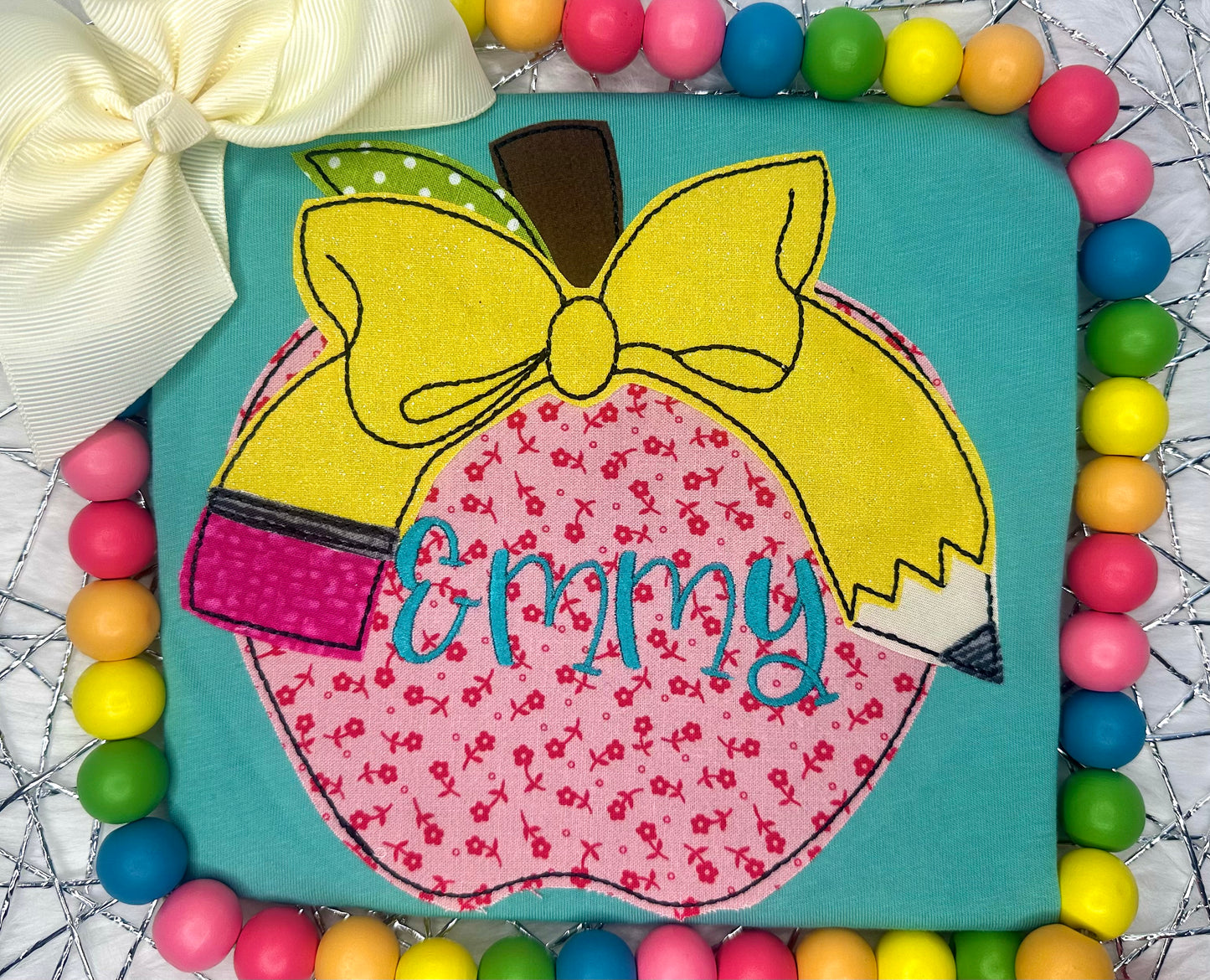 B2S Apple Big Bow Tee