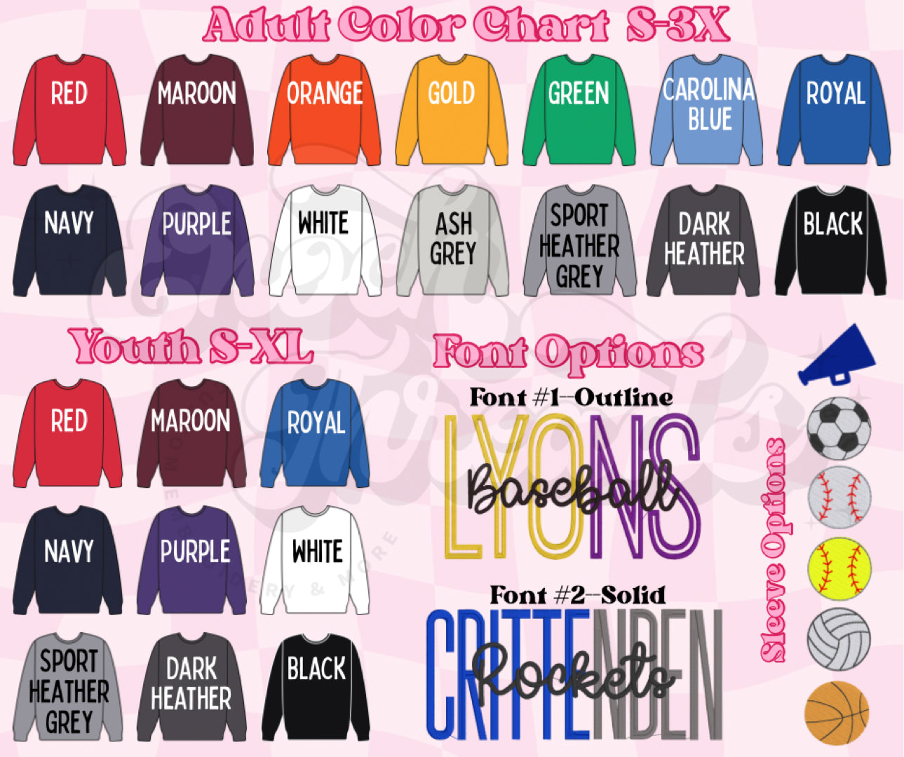 Colorblock Spirit Crewneck