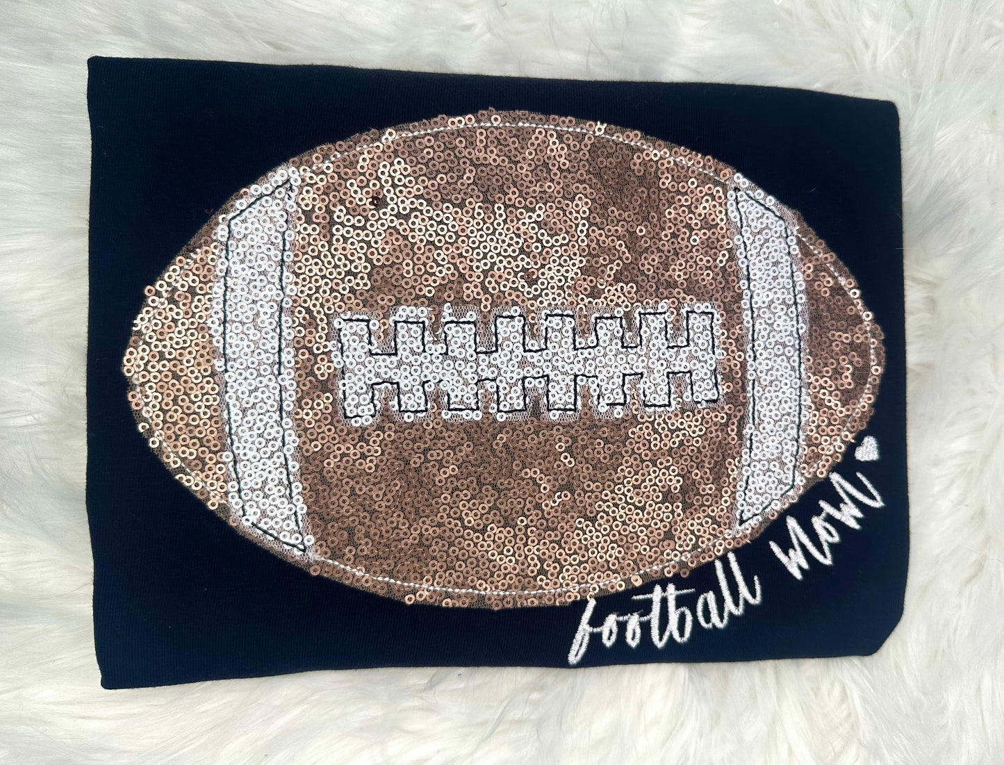 Football Sequin Appliqué Tee