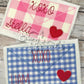 XOXO Envelope Appliqué