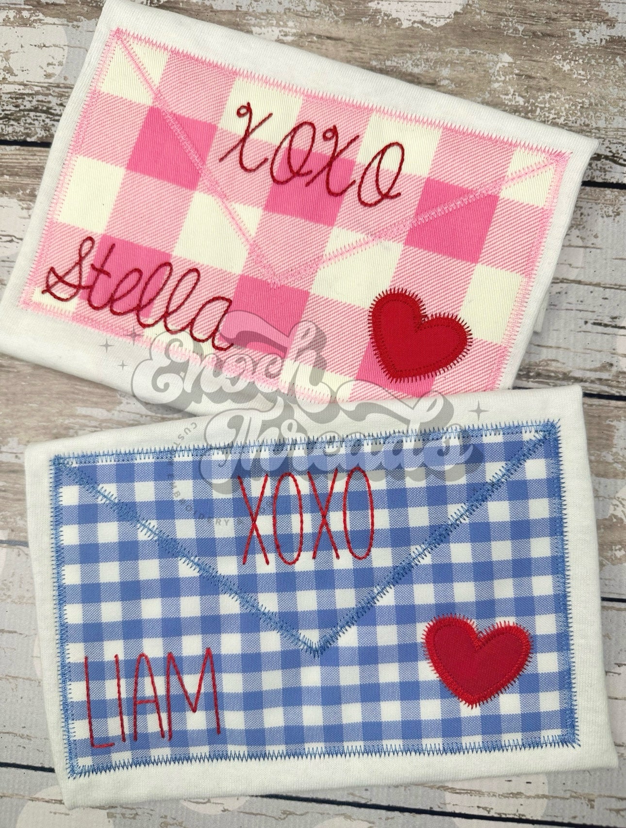 XOXO Envelope Appliqué