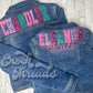 Sequined Appliqué Denim Jacket