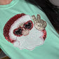 Santa Sequins Applique Tee