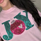 Joy Sequins Applique Tee