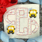 B2S Girly Bus Monogram Tee