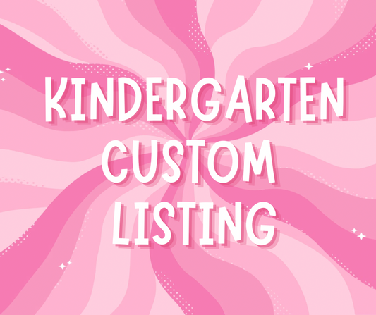 Kindergarten Team Tees