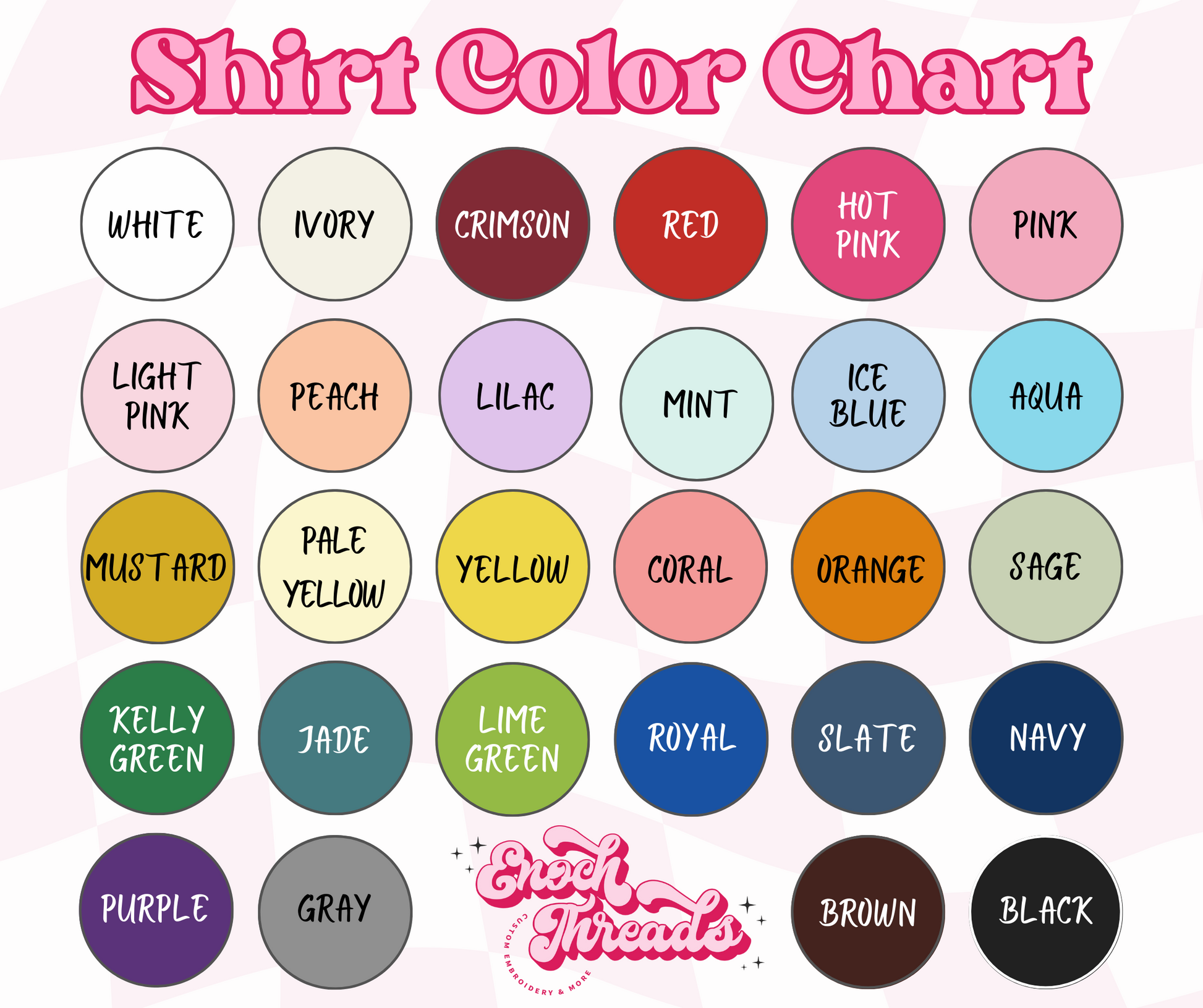 Name Plate Tee – Enoch Threads