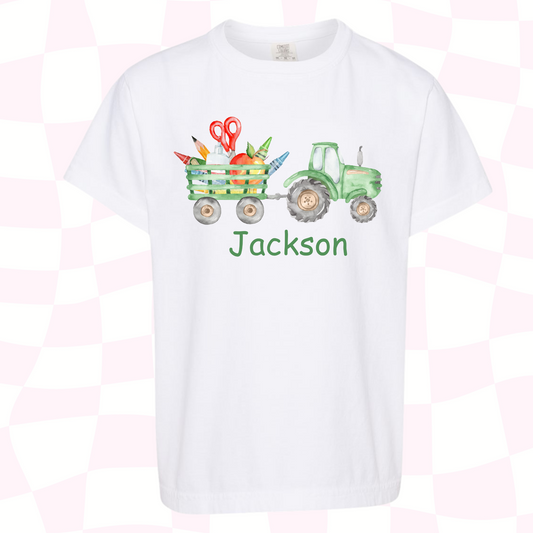 B2S Tractor Print Tee