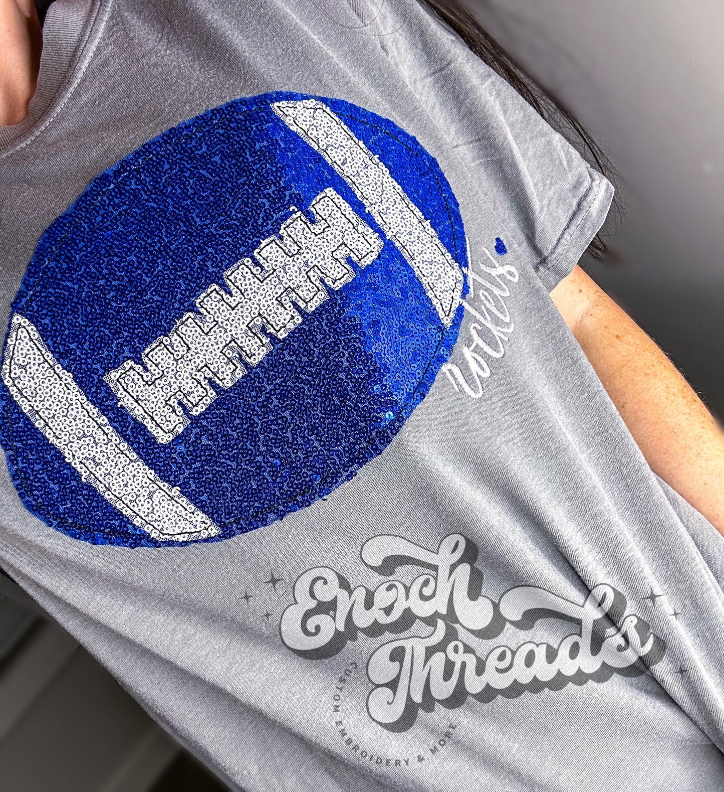 Football Sequin Appliqué Tee