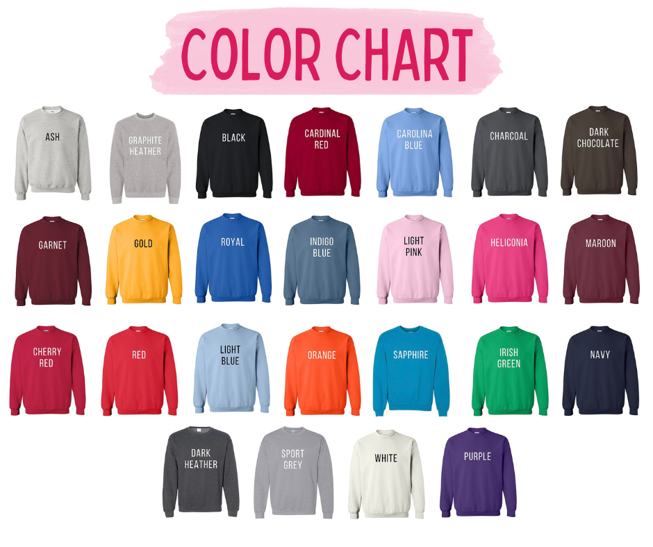 Curved Neck Title Crewneck