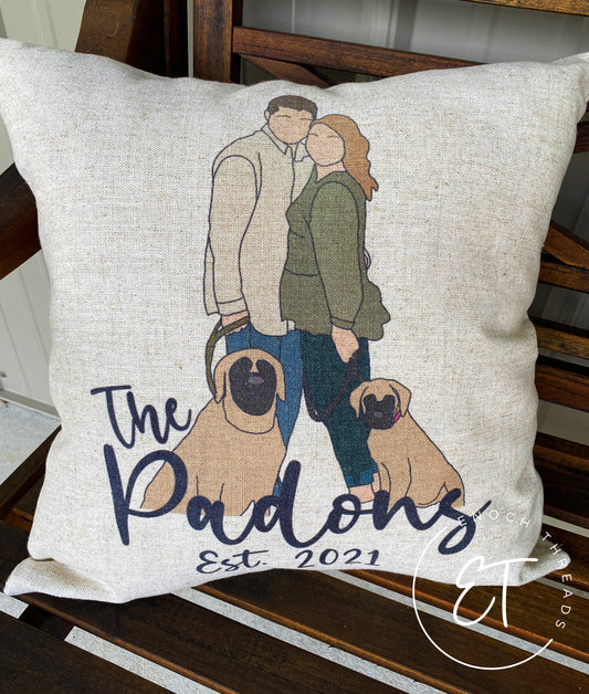 Personalized Pillow Cover