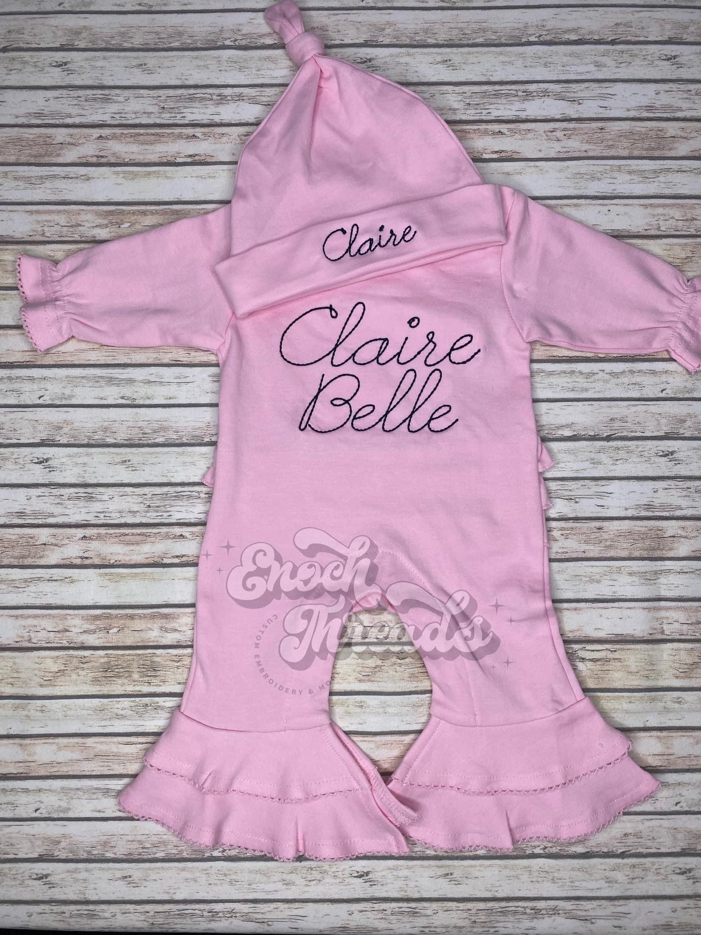 Embroidered Baby Romper