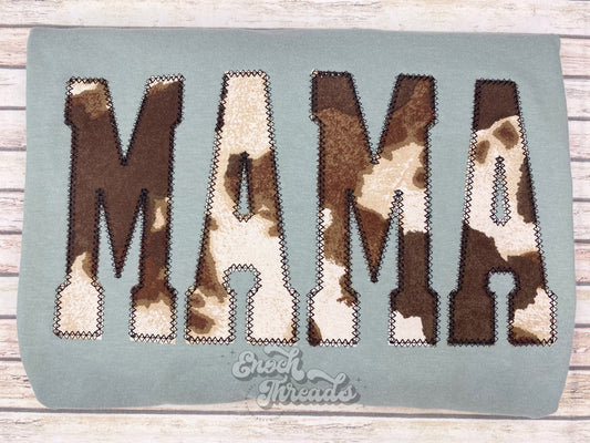 Diamond Mama Cowhide Tee