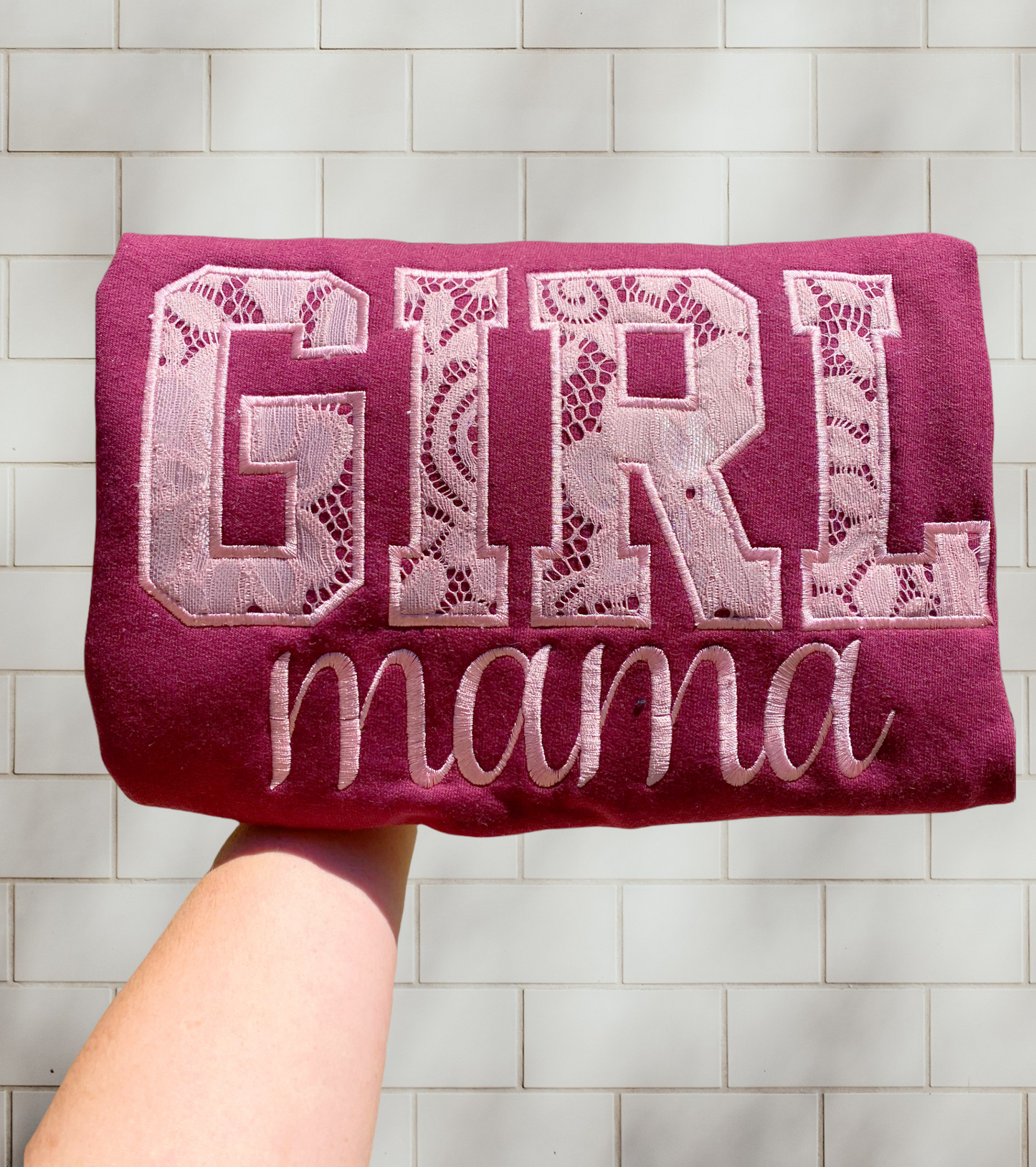 Girl Mama Applique Shirt