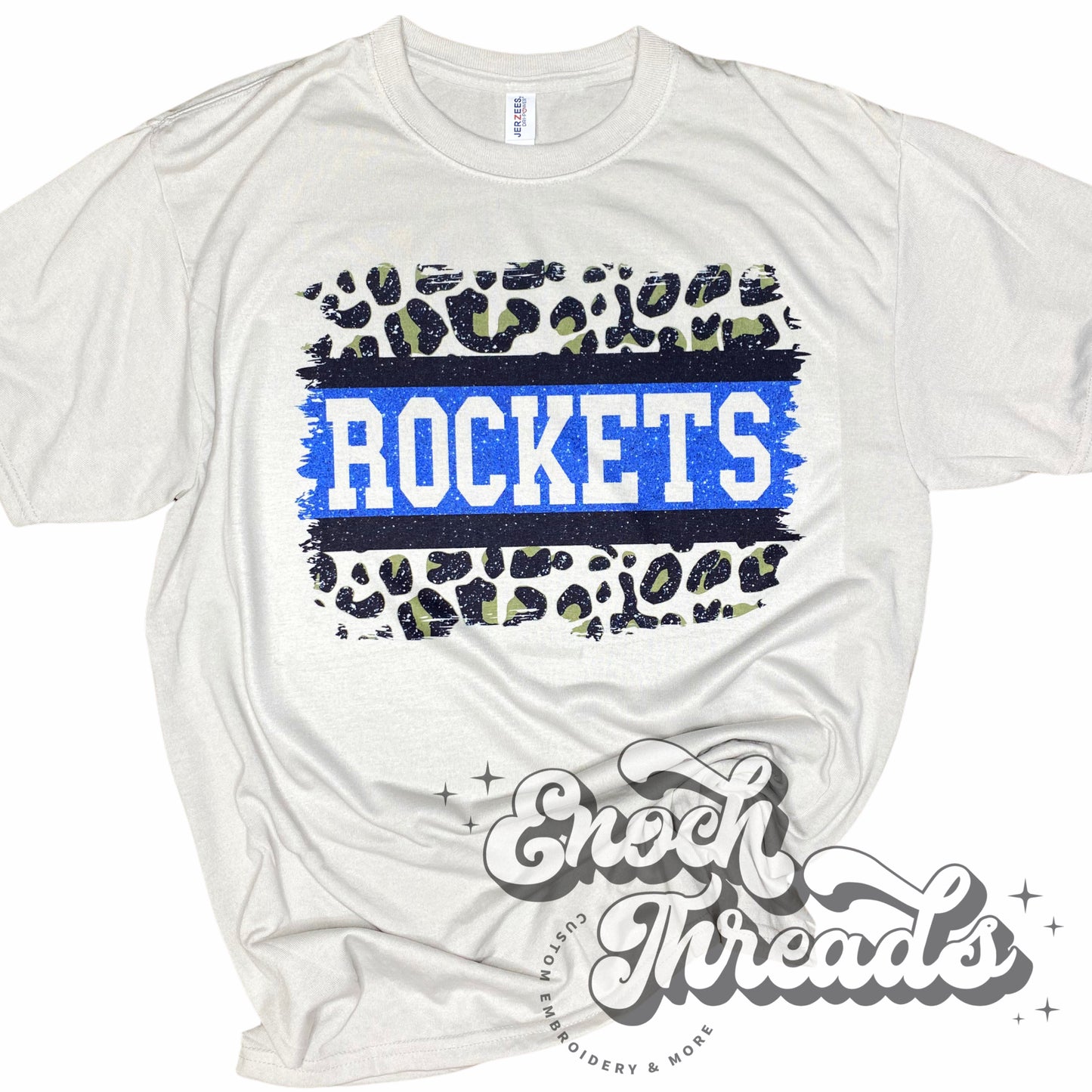 Rockets Glitter Look Tee