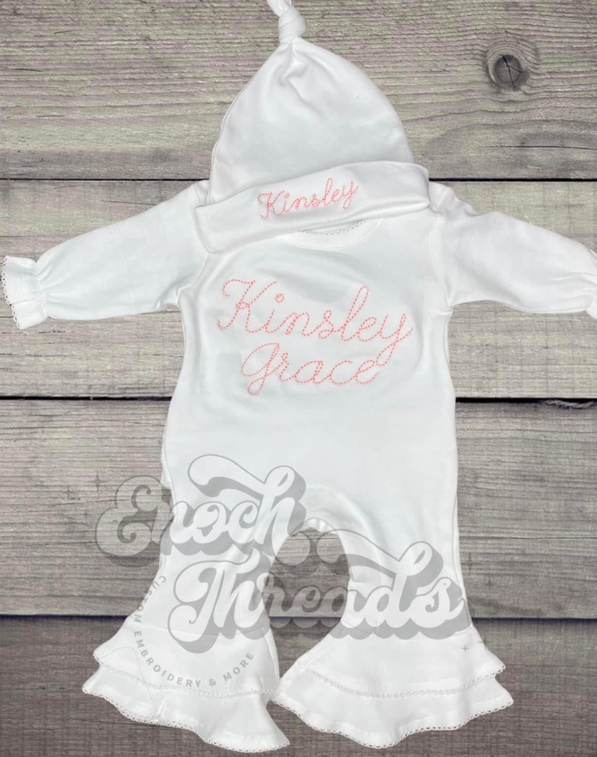 Embroidered Baby Romper