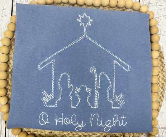 Nativity Scene Comfort Colors Tee